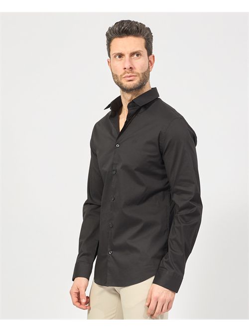 Armani black long sleeve cotton shirt ARMANI EXCHANGE | 8NZC31-ZN28Z1200